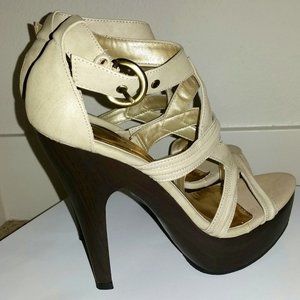 Charlotte Russe Impress Platform High Heels - Sz 7